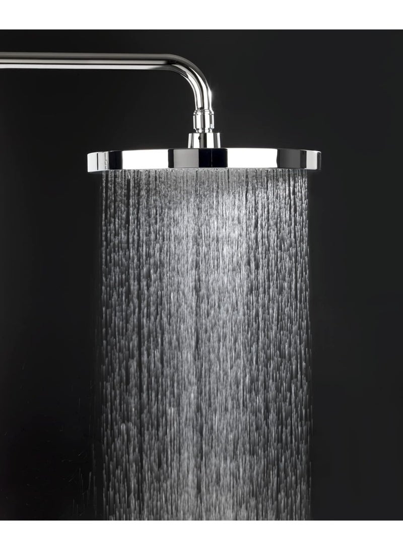 Luxury 10-Inch Round Rainfall Shower Head, Large 254mm Overhead Showerhead with 264 Anti-Clog Nozzles, High Pressure Micro-Droplet Technology, Adjustable Swivel Joint, Easy Tool-Free Installation - Image 5